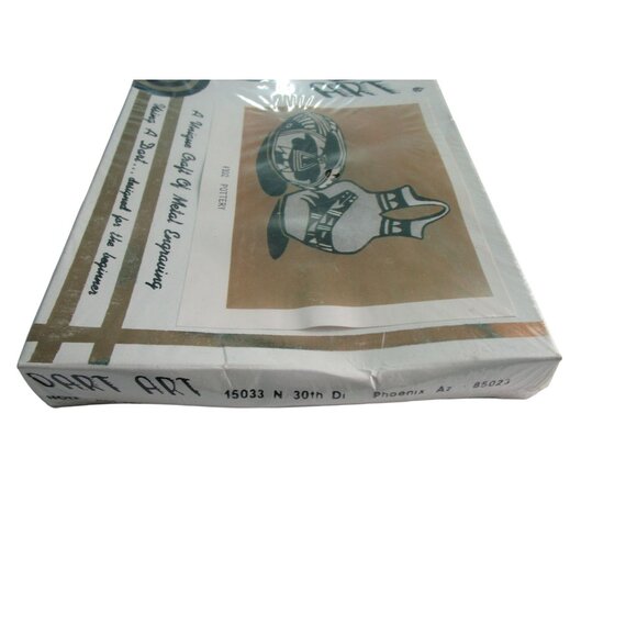 Vintage Dart Art Metal Engraving Craft Kit For Beginners 102 Pottery Design Seal - Picture 8 of 10
